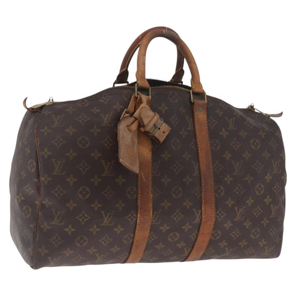 LOUIS VUITTON Monogram Keepall 45 Boston Bag M41428 LV Auth bs37927