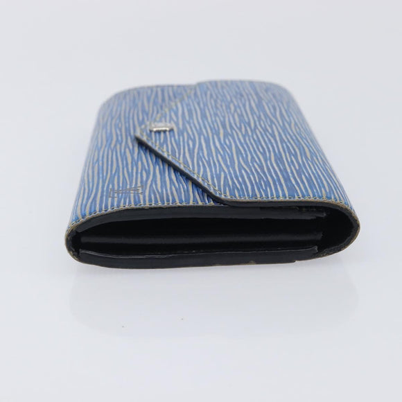 LOUIS VUITTON Monogram Epi Wallet 2 Set Blue LV Auth bs37932