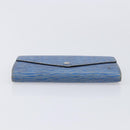 LOUIS VUITTON Monogram Epi Wallet 2 Set Blue LV Auth bs37932-15