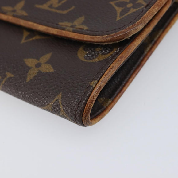LOUIS VUITTON Monogram Epi Wallet 2 Set Blue LV Auth bs37932