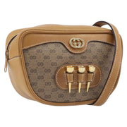Default Title GUCCI Micro GG Shoulder Bag PVC Beige Gold Tone 007 067 0523 Auth bs37940