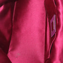 FENDI Hand Bag Leather Purple Silver Auth bs37945-19
