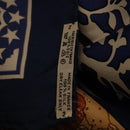 HERMES Carre 90 Scarf ""EARLY AMERICA"" Silk Blue Auth bs37948-14