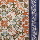 HERMES Carre 90 Scarf ""EARLY AMERICA"" Silk Blue Auth bs37948-7