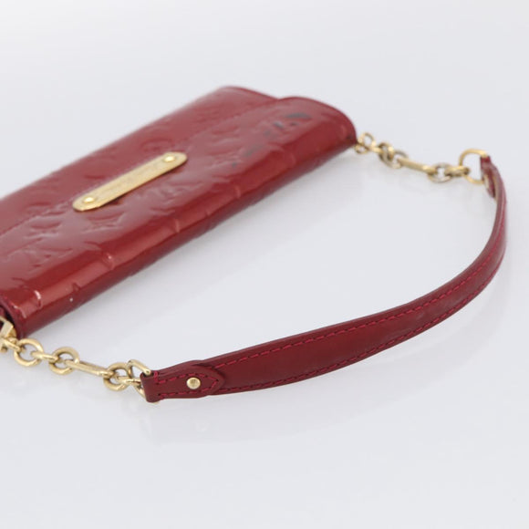 LOUIS VUITTON Monogram Vernis Sunset Bluebird Pomme D'amour M93543 Auth bs37953