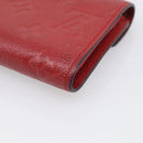 LOUIS VUITTON Monogram Empreinte Portefeuille Victorine Red M62554 Auth bs37958-10