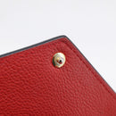 LOUIS VUITTON Monogram Empreinte Portefeuille Victorine Red M62554 Auth bs37958-13