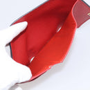 LOUIS VUITTON Monogram Empreinte Portefeuille Victorine Red M62554 Auth bs37958-21