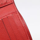 LOUIS VUITTON Monogram Empreinte Portefeuille Victorine Red M62554 Auth bs37958-24