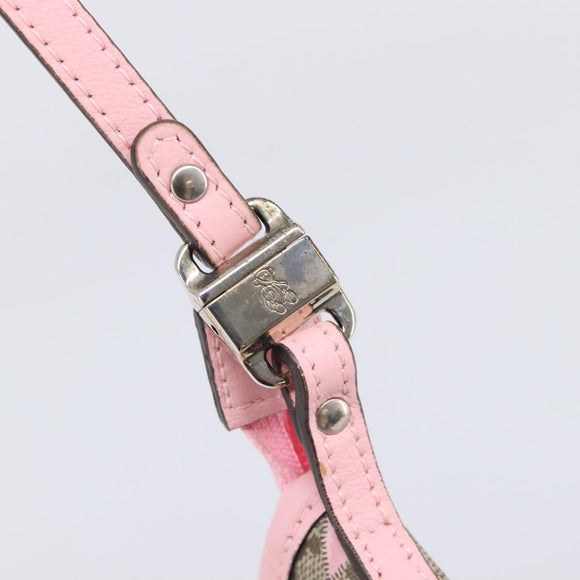 GUCCI GG Supreme Children's ZOO Papagallo PVC Beige Pink 297540 Auth bs37963A