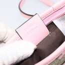 GUCCI GG Supreme Children's ZOO Papagallo PVC Beige Pink 297540 Auth bs37963A-22