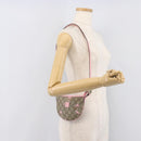 GUCCI GG Supreme Children's ZOO Papagallo PVC Beige Pink 297540 Auth bs37963A-23