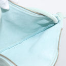 Bottega Veneta Hand Bag Suede Light Blue Gold Tone Auth bs37969-17