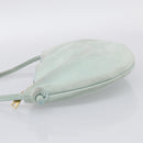 Bottega Veneta Hand Bag Suede Light Blue Gold Tone Auth bs37969-4