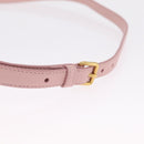 Miu Miu Matelasse Hand Bag Leather 2way Pink Gold Tone Auth bs37973V-14