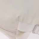 Bottega Veneta Shoulder Bag Canvas White Silver Auth bs37977-13