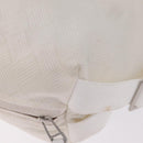 Bottega Veneta Shoulder Bag Canvas White Silver Auth bs37977-15
