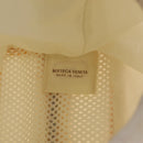 Bottega Veneta Shoulder Bag Canvas White Silver Auth bs37977-17