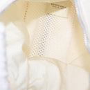 Bottega Veneta Shoulder Bag Canvas White Silver Auth bs37977-18