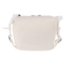 Bottega Veneta Shoulder Bag Canvas White Silver Auth bs37977-2