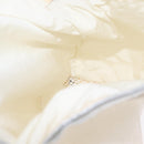 Bottega Veneta Shoulder Bag Canvas White Silver Auth bs37977-20