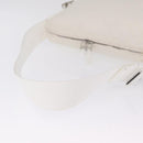 Bottega Veneta Shoulder Bag Canvas White Silver Auth bs37977-7