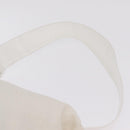 Bottega Veneta Shoulder Bag Canvas White Silver Auth bs37977-8
