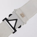 Bottega Veneta Shoulder Bag Canvas White Silver Auth bs37977-9