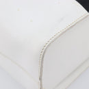 CELINE Vanity Hand Bag Leather White Gold Tone Auth bs37980-13