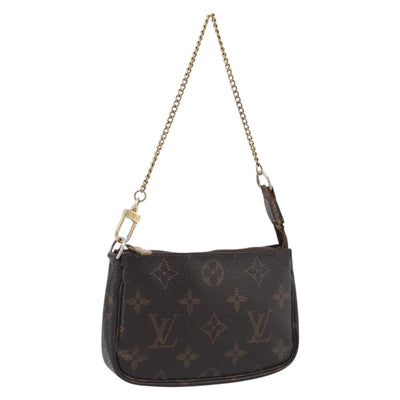LOUIS VUITTON Monogram Mini Pochette Accessoires Pouch M58009 LV Auth bs37981