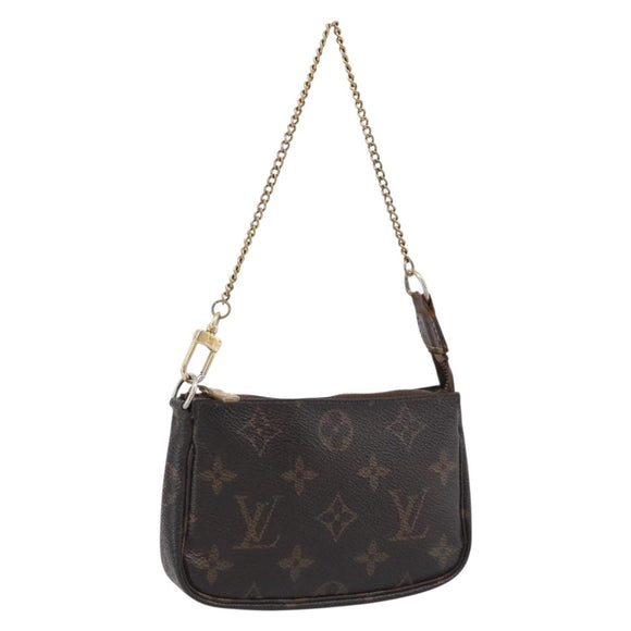 LOUIS VUITTON Monogram Mini Pochette Accessoires Pouch M58009 LV Auth bs37981