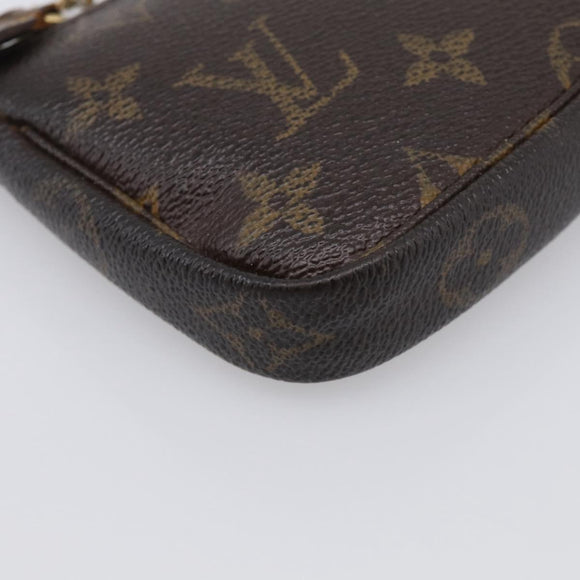 LOUIS VUITTON Monogram Mini Pochette Accessoires Pouch M58009 LV Auth bs37981