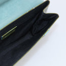 BVLGARI Hand Bag Patent Light Blue Silver Auth bs37982-17