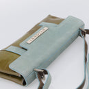 BVLGARI Hand Bag Patent Light Blue Silver Auth bs37982-6