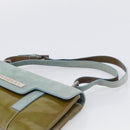 BVLGARI Hand Bag Patent Light Blue Silver Auth bs37982-8