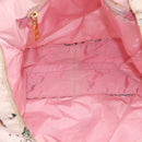 PRADA Tote Bag Nylon Hawaii Limited Pink Gold Tone Auth bs37983-16