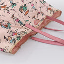 PRADA Tote Bag Nylon Hawaii Limited Pink Gold Tone Auth bs37983-6