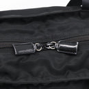 PRADA Tote Bag Nylon Black Silver Auth bs37984-13