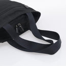 PRADA Tote Bag Nylon Black Silver Auth bs37984-5