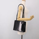 GUCCI Shoulder Bag Patent Black 000 2853 0311 0 Auth bs37986-25