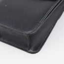GUCCI Mini Shoulder Bag Leather Black Gold Tone 007 1742 0237 Auth bs37987-12