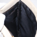 LOEWE Shoulder Bag Leather Ivory Gold Tone Auth bs37990-17