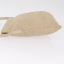 LOEWE Shoulder Bag Leather Ivory Gold Tone Auth bs37990-5