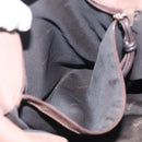 LOEWE Shoulder Bag Leather Brown Silver Auth bs37991-20