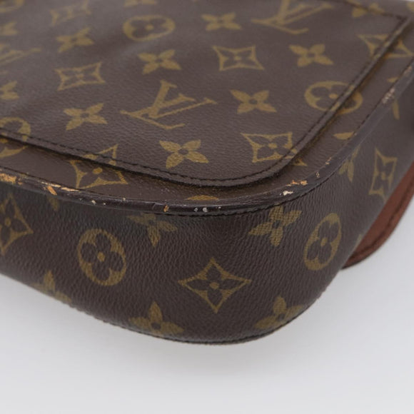 LOUIS VUITTON Monogram Saint Cloud MM Shoulder Bag M51243 LV Auth bs37996