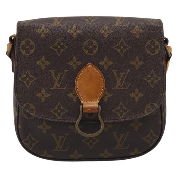 LOUIS VUITTON Monogram Saint Cloud MM Shoulder Bag M51243 LV Auth bs37996