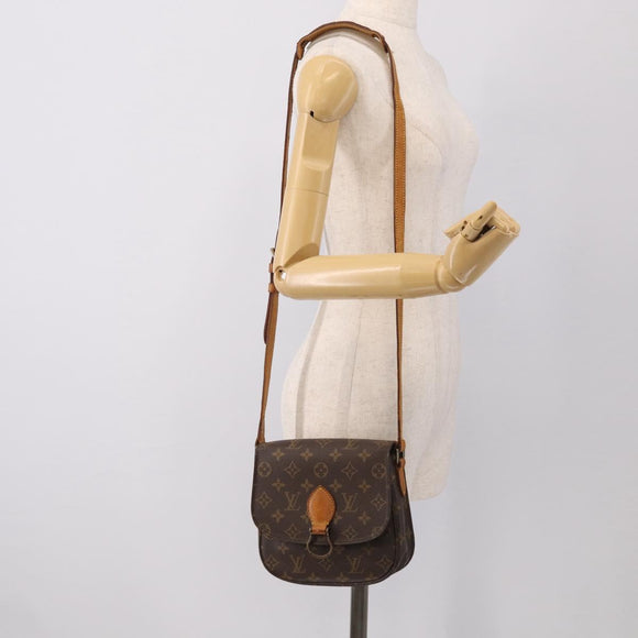 LOUIS VUITTON Monogram Saint Cloud MM Shoulder Bag M51243 LV Auth bs37996