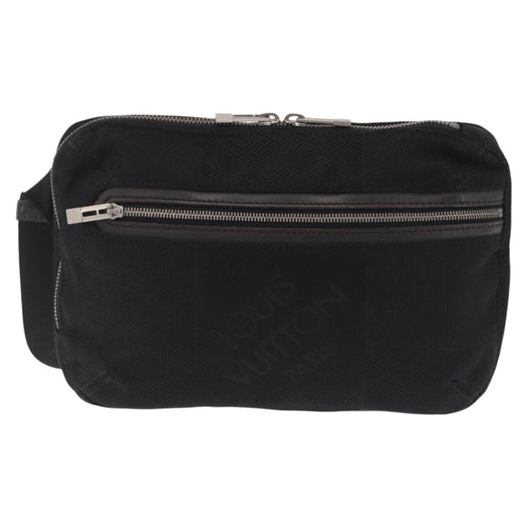 LOUIS VUITTON Damier Geant Arche Body Bag Noir M93021 LV Auth bs37998