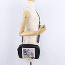 Valentino UNDERCOVER Collaboration Shoulder Bag Canvas Black Auth bs38000A-25