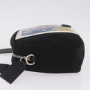 Valentino UNDERCOVER Collaboration Shoulder Bag Canvas Black Auth bs38000A-5